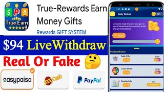 True Rewards Earn Money app | True Rewards app se paise kaise kamaye | True Rewards app real or fake screenshot 3