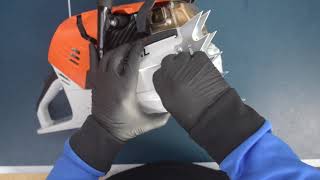 Chainsaw safety features