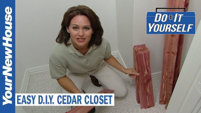 DIY Cedar Closet Lining - SIMPLE DECORATING TIPS