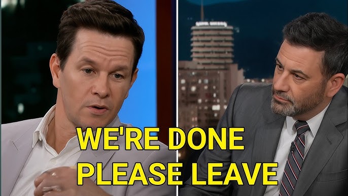 Mark Wahlberg Walks Out Jimmy Kimmel After Heated Argument - YouTube
