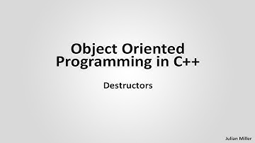 Destructors - Object Oriented Programming in C++ (Part 5)