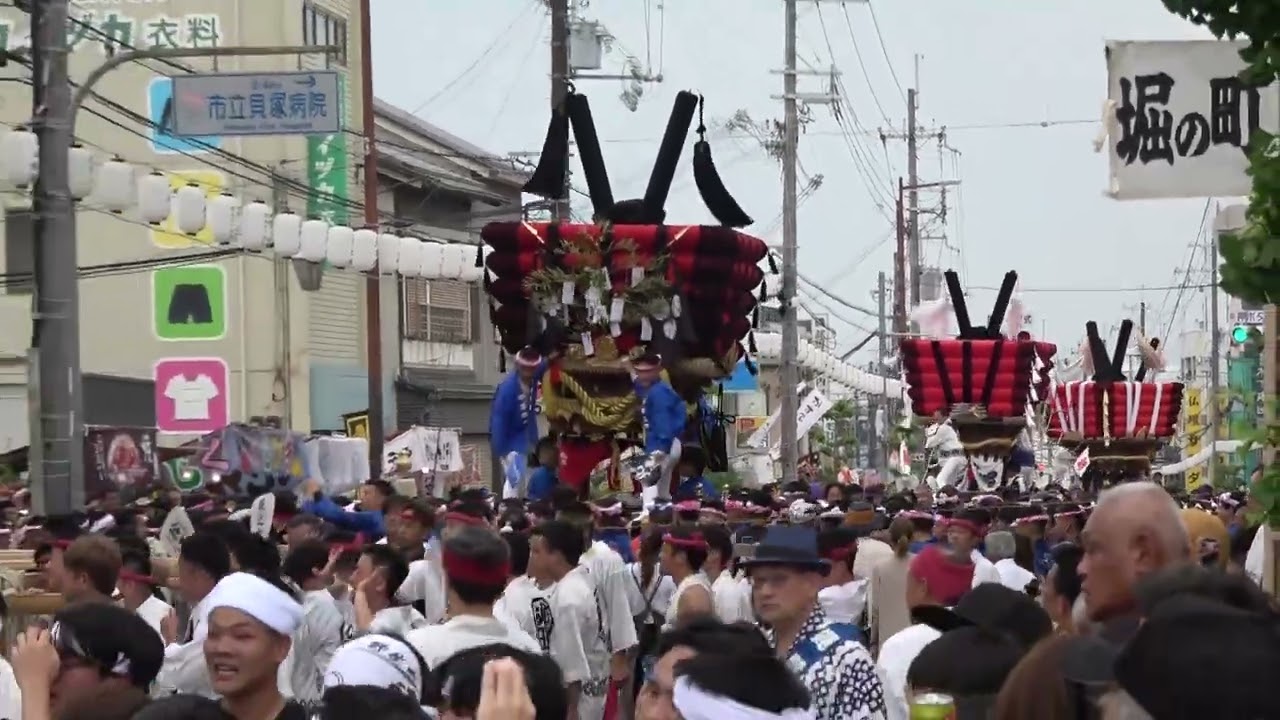 令和6年7月14日貝塚太鼓台祭り本宮