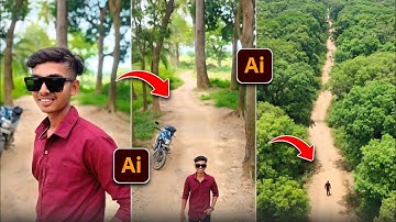 Instagram Trending Ai Drone Shot Video Editing Tutorial | Drone Wala Video Kaise Banaye | Ai Editing