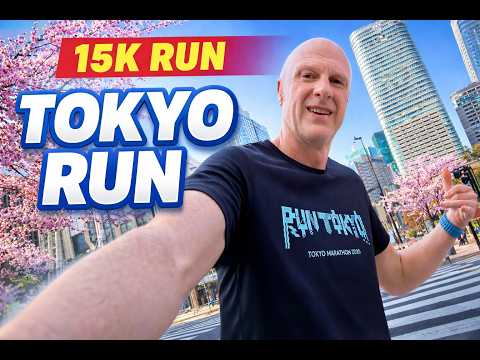 I Ran 15K Through Central Tokyo 🇯🇵