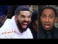 The Raptors beat the 76ers so bad even Drake was trolling – Stephen A. | First Take