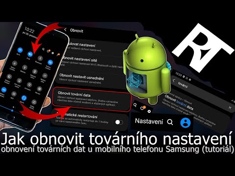 JAK DÁT MOBIL/TABLET DO TOVÁRNÍHO NASTAVENÍ – Jak obnovit ANDROID do továrního nastavení (Samsung)