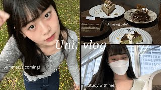 政大生vlog｜21學分的期中考週、讀書日常🤯、漂亮咖啡廳🍪☕️