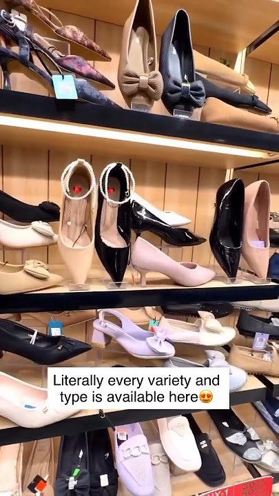 The variety here is lit 🔥 From statement heels to everyday flats #kins #stelatoes #lajpatnagar