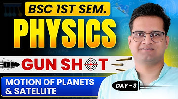 B.Sc 1st Semester Physics Important Questions!Gun Shot-3!Be DKDian