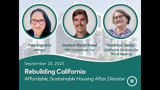 Rebuilding California Webinar