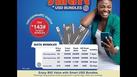 How to recharge the Econet Smart USD Bundles airtime