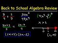 Algebra Review