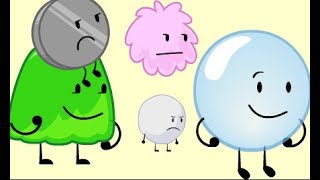 [BFDI ANIMATION TEST EPISODE 4] Bubble,puffball,snowball,nickel,and Gelatin