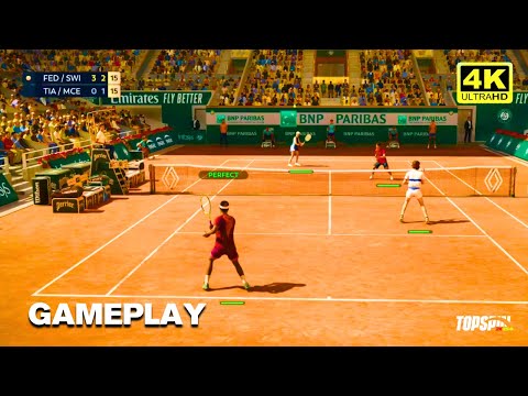 TOPSPIN 2K25 New Official Gameplay Overview PART 6 (4K)