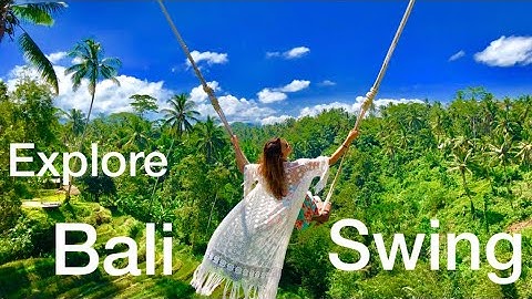 Vlog BALI SWING Baliswing | BEAUTIFUL aloha ubud swing Explore ubud BALISWING