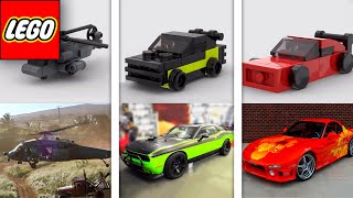 Micro LEGO "Fast & Furious" Vehicles | Comparison