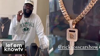 Rick Ross Finally Gets The Permitt To Do His Car Show \& Brings Out All The Jewelry For The Winners👀