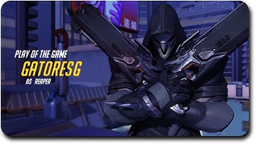 Overwatch Reaper Gameplay "First Game & Play of the Game" PS4