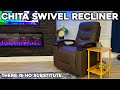 Unbelievably comfortable chita recliner chair