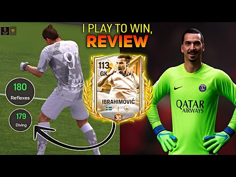 Zlatan Ibrahimović as GK in FC Mobile | 108 Zlatan Goalkeeper Card Review !