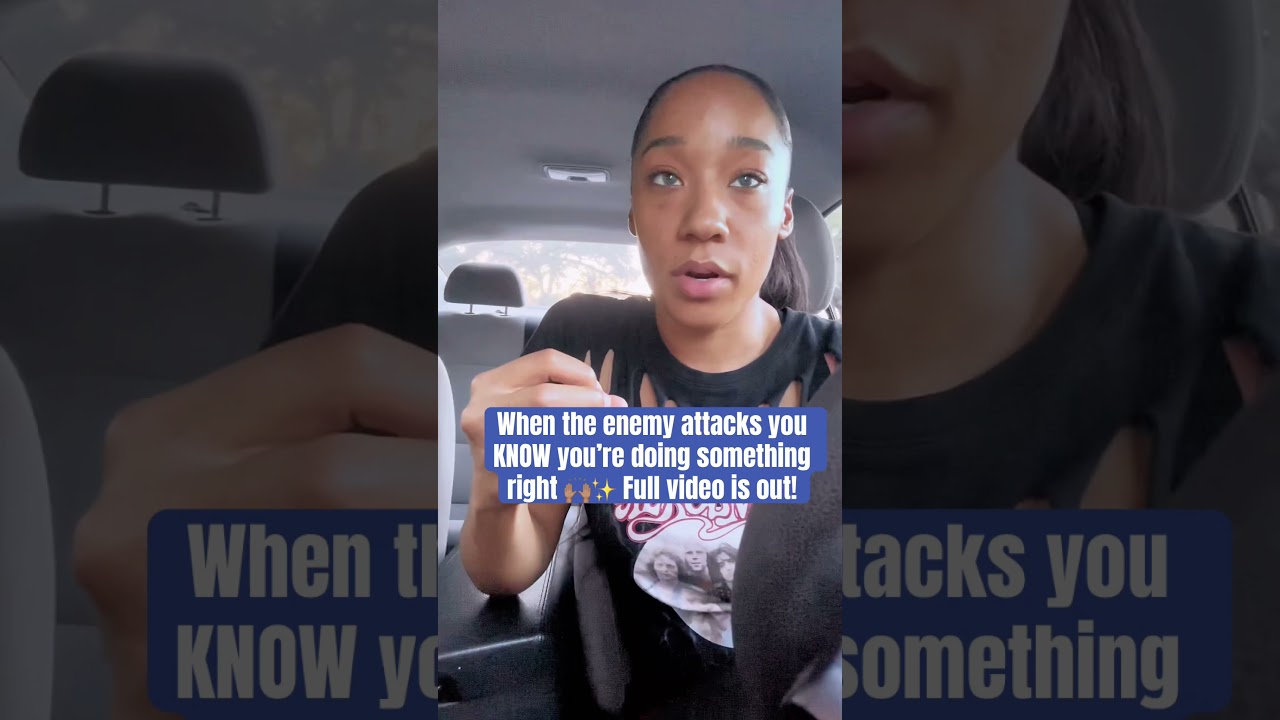 When the enemy attacks you KNOW you’re doing something right 🙌🏽🥳😇 