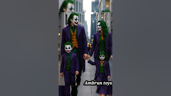 Joker and Harley quinn their kid's #marvel #superhero #marveltoys