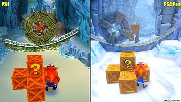 Crash Bandicoot 2 Original Vs N. Sane Trilogy PS4 Pro Vs PS1 Graphics Comparison
