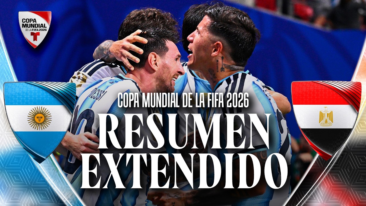 ⁣Argentina vs. Egipto | Resumen Extendido | Copa Mundial de la FIFA 2026 | Telemundo Deportes