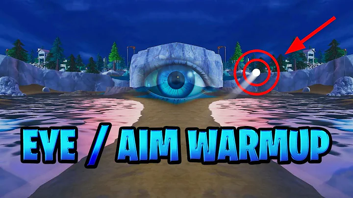 Aim Training FPS Eye Exercise Warmup - Fortnite Scene - Eye Training for Better Aim and Focus