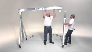 Spanco Aluminum Gantry Cranes  How to Assemble