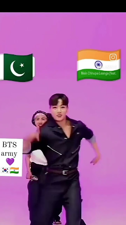 Bts army 🇮🇳 vs 🇵🇰 #dj #love #music #song #remix #bts #btskpop #btsarmy #kimtaehyunghindisongedit