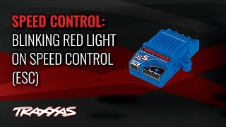 Blinking Red Light (or Blinking Red and Green) on Speed Control (ESC) | Traxxas Support Resimi