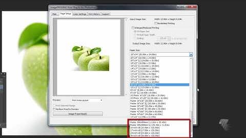 Canon IPF Plugin Tutorial - Creating Page Sizes
