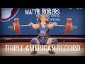 Mattie Rogers - Triple American Record at 2021 National Championships