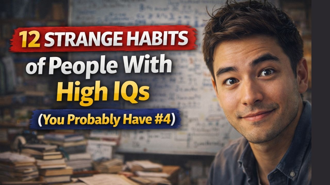 12 Strange Habits Only Smart People Have 🧠
