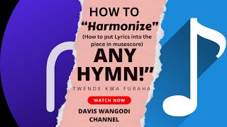 How to Add Lyrics to a Music Staff in MuseScore | Simple Step-By-Step Tutorial (For Beginners)