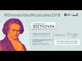 Efemérides Musicales - Orquesta Filarmónica de Bogotá | LUDWIG VAN BEETHOVEN