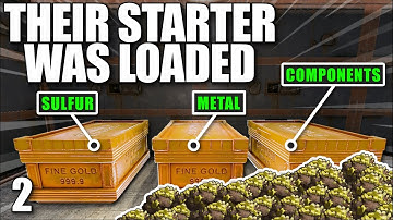 I RAIDED a CLANS STARTER BASE WHICH WAS FULL OF SULFUR | Solo Rust