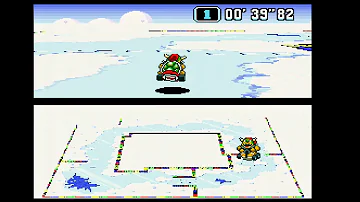 Super Mario Kart (SNES) - Vanilla Lake 1 in 0'56''07