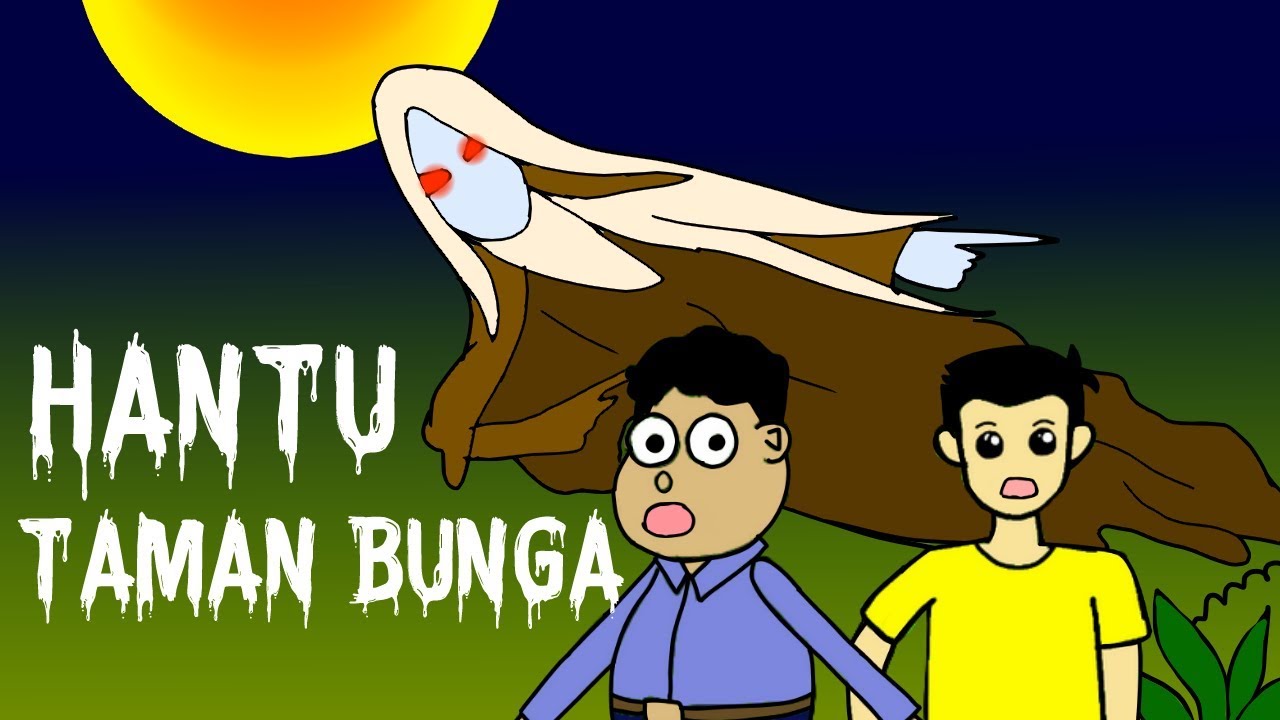 Misteri Hantu Taman Bunga  Kartun  Hantu Lucu Ft 