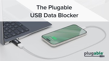 The Plugable USB Data Blocker