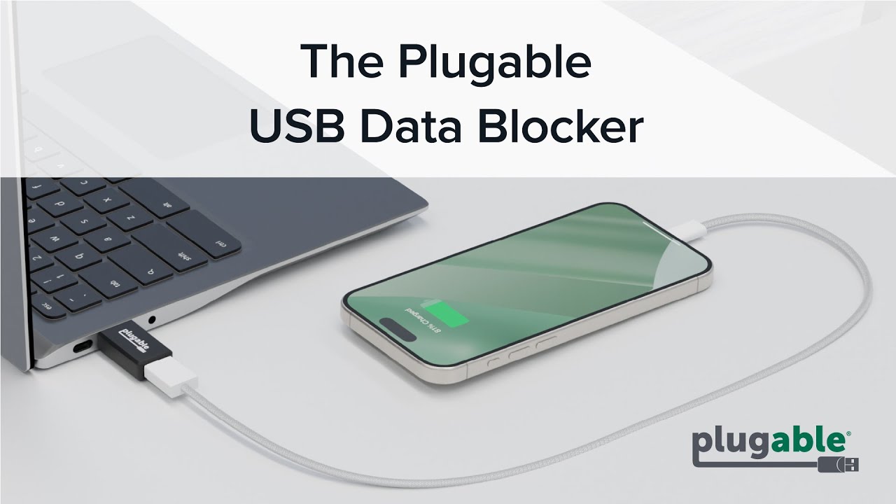 The Plugable USB Data Blocker YouTube