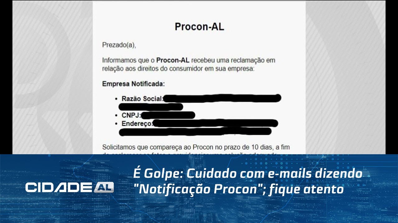 Procon alerta sobre golpe de email 'reclamação de consumidor