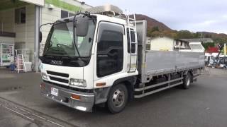 中古トラック 平成16年式 いすゞ フォワード 平ボディ 3450kg積み 外装と外装のアップ、下回りです