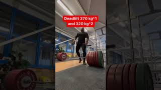 Deadlift 370 Kg*1 And 320 Kg*2 🎅🎅🎅