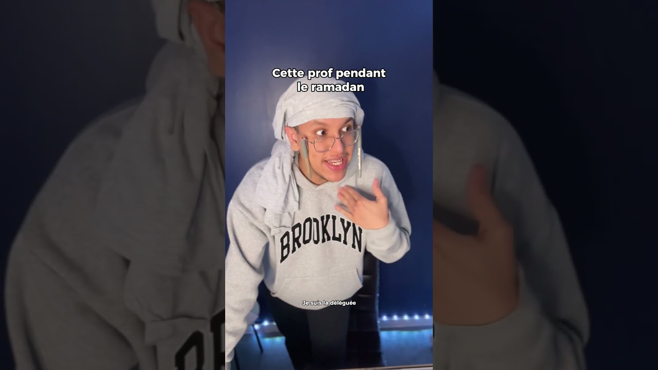 Cette prof pendant le ramadan 🤡
