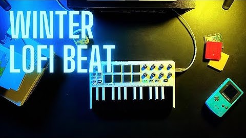 Making a Cozy Winter Lofi Beat with Akai MPK Mini MK2