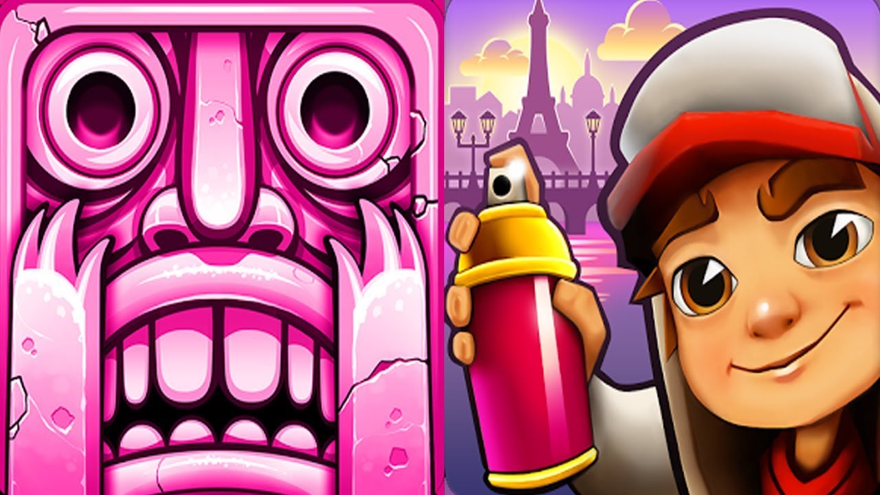 Temple Run 2 Lost Jungle Lantern Festival VS Subway Surfers Paris Android iPad iOS Gameplay HD