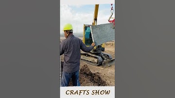 Precast wall panel installation process #goodtool #short #viral