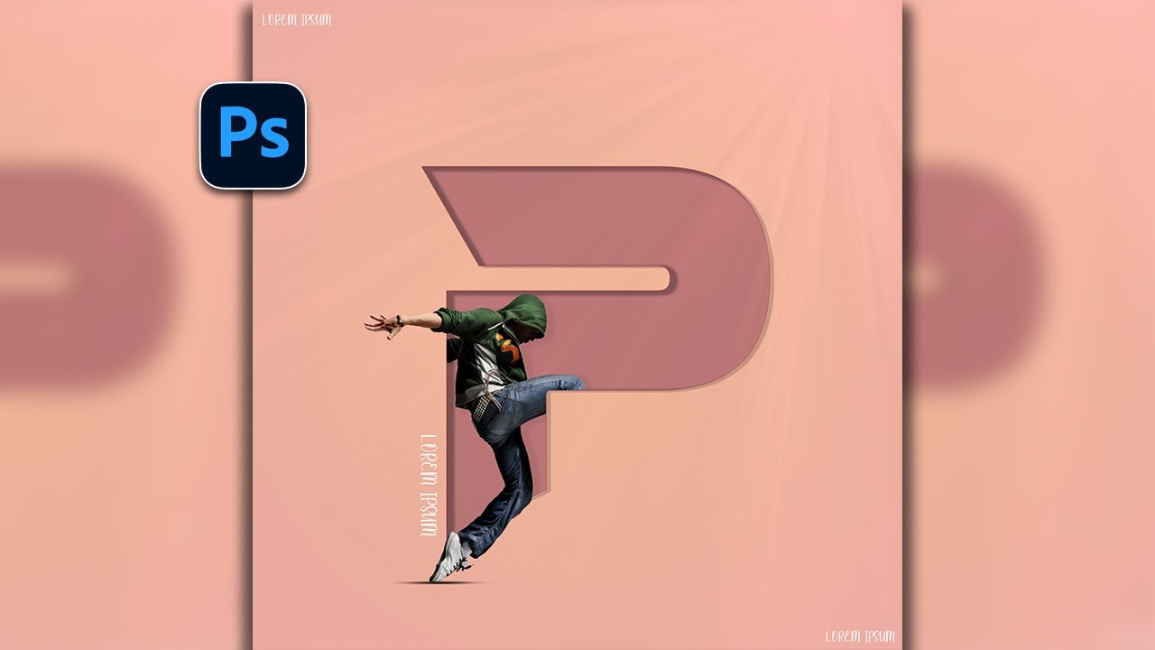 Letter (P ) Portrait Design | Tutorial in Photoshop...